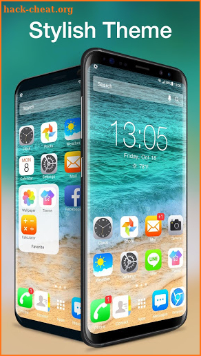 OS12 launcher theme &wallpaper screenshot