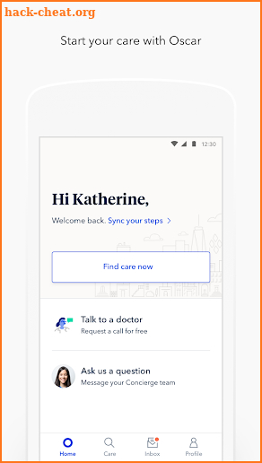 Oscar Health screenshot