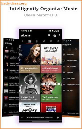 Oshi Music Player - Ads free Mp3 Music Player screenshot