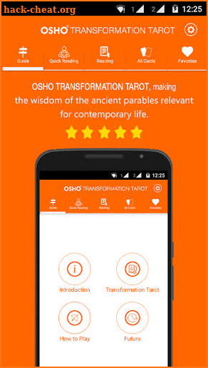 OSHO Transformation Tarot screenshot