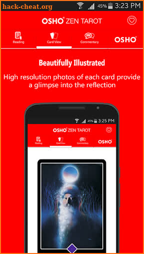 Osho Zen Tarot screenshot