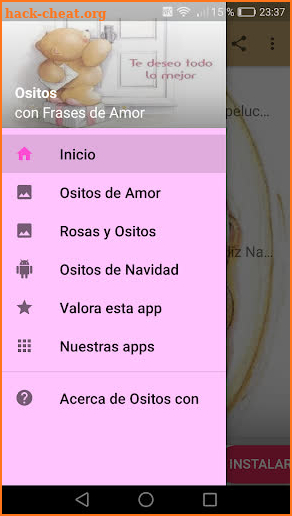 Ositos con Frases de Amor screenshot