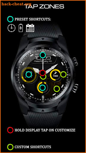 Osmium. Multicolor watchface screenshot