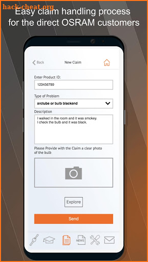 OSRAM XBO Service App screenshot