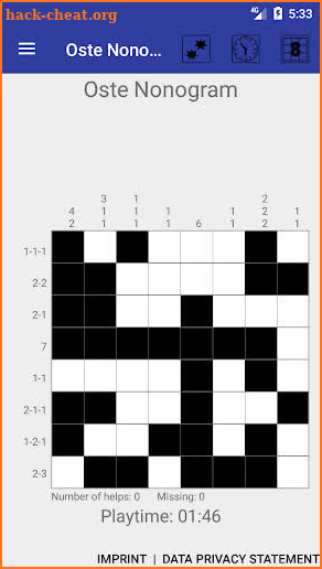 Oste Nonogram screenshot