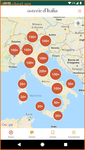 Osterie d'Italia 2020 screenshot