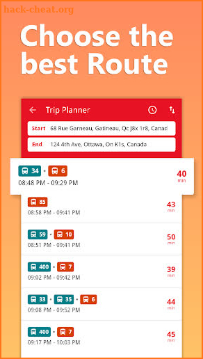 Ottawa Transit: OC Transpo Bus screenshot