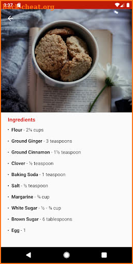 Our Recipes screenshot