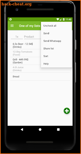 OurList - Simple Shoppinglist screenshot