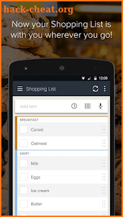 Out of Milk Pro - Grocery Shopping List screenshot