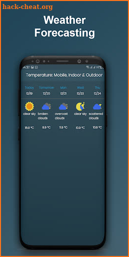 Outdoor, Indoor Room Temperature Meter Thermometer screenshot