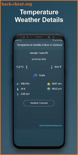 Outdoor, Indoor Room Temperature Meter Thermometer screenshot