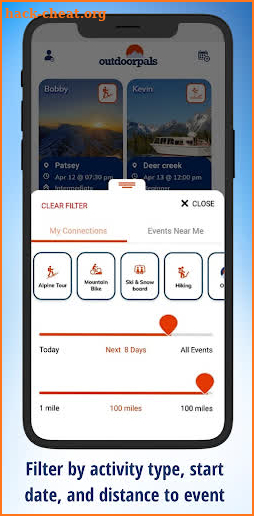 outdoorpals screenshot