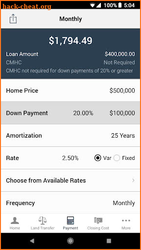 Outline Financial screenshot