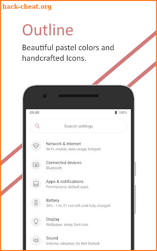 Outline for Substratum screenshot