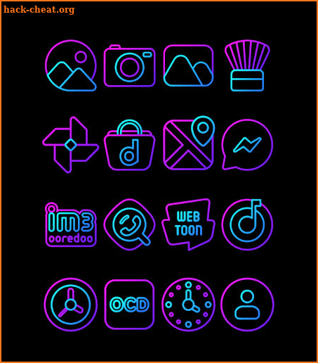 Outline Galaxy - Icon Pack screenshot