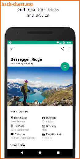 Outtt: Norway’s Best Hiking Trails screenshot