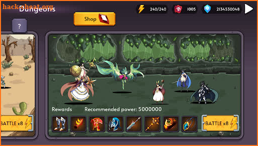 Overpowered Heroes screenshot