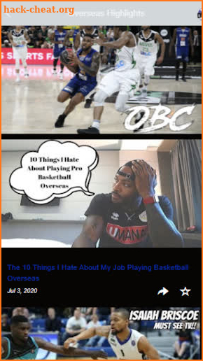 Overseas Basketball Connection screenshot