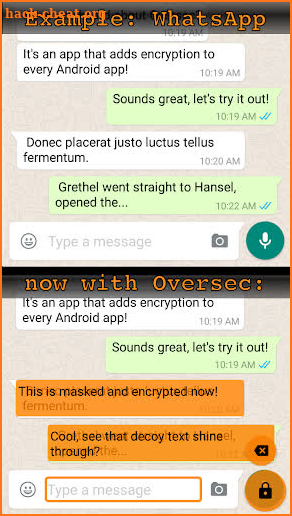 Oversec screenshot