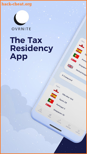 Ovrnite, The Tax Residency App screenshot