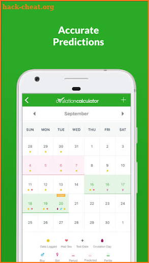 Ovu: Ovulation Calculator & Fertility screenshot