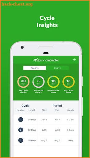 Ovu: Ovulation Calculator & Fertility screenshot