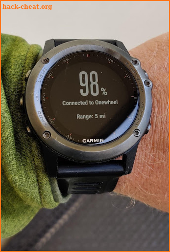 OW2Garmin: Onewheel battery status on your watch screenshot