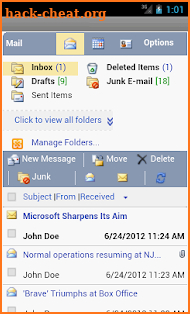 OWM for Outlook Email OWA screenshot