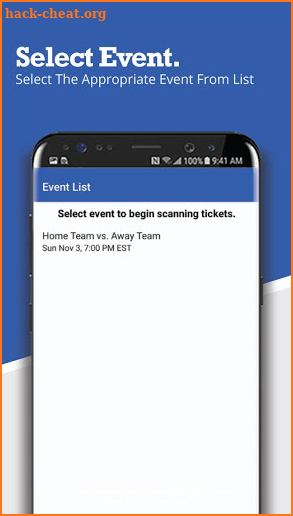 OwnYourTicketing Ticket Scanner screenshot