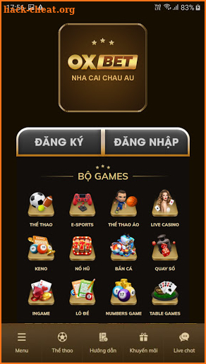 Oxbet - Ứng dụng giải trí giới trẻ 2021 screenshot