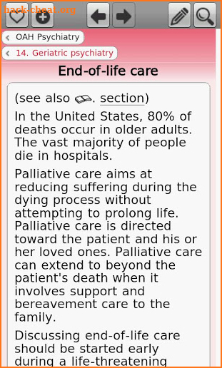 Oxford American H. Psychiatry screenshot