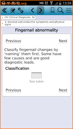 Oxford Handbook Clinical Diagn screenshot