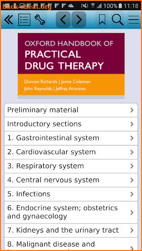 Oxford Handbook Drug Therapy 2 screenshot