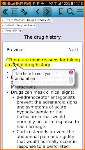 Oxford Handbook Drug Therapy 2 screenshot