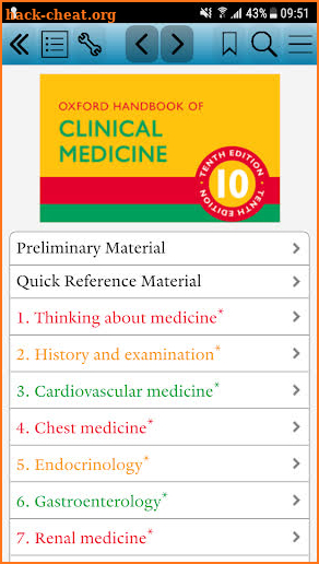 Oxford Handbook of Clinical Medicine, Tenth Ed. screenshot