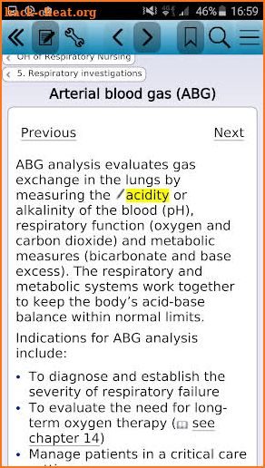 Oxford Handbook Respir Nursing screenshot