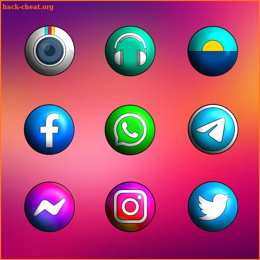 Oxigen Circle 3D - Icon Pack screenshot