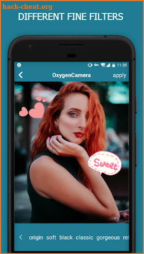 Oxygen Camera -  Filter Sticker & Beauty Camera screenshot