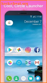 P Launcher - Pie Launcher, circle theme, icon pack screenshot