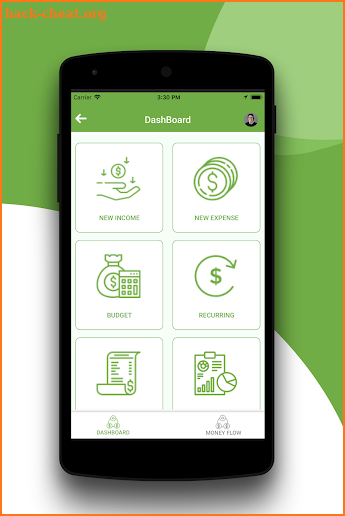 P2P Money Flow Manager screenshot