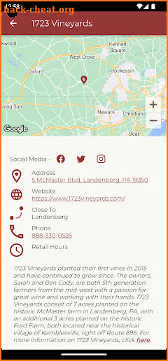 PA Wine App screenshot