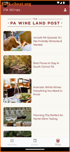 PA Wine App screenshot