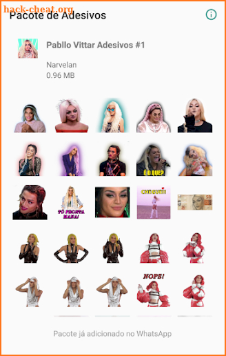 Pabllo Vittar Adesivos para Whatsapp screenshot