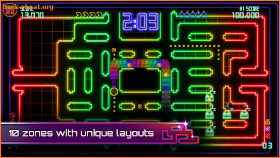 PAC-MAN CE DX screenshot