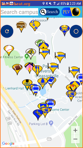 Pace GPS screenshot