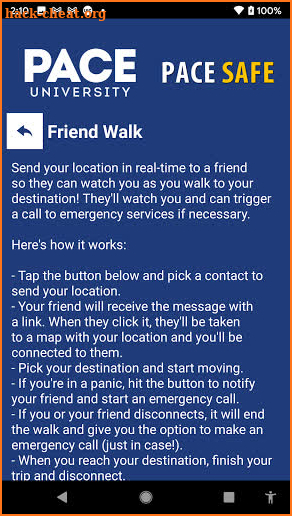 Pace Safe screenshot