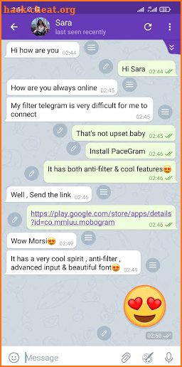 PaceGram screenshot