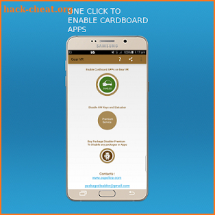 Package Disabler Gear VR screenshot