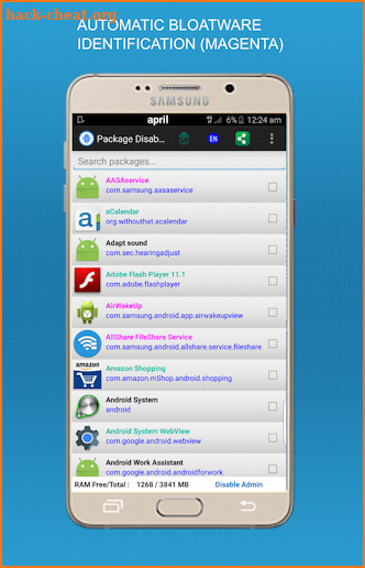 Package Disabler Pro + (Samsung) screenshot